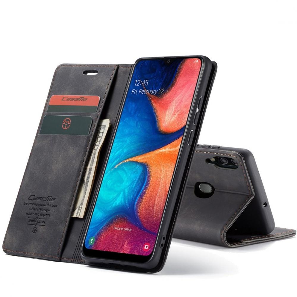  CaseMe Plnboksfodral med kortplats fr Galaxy A20/A30