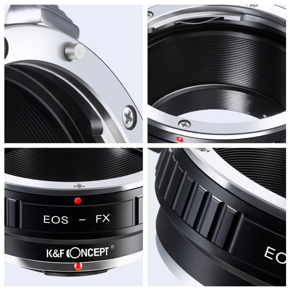  K&F Concept Objektivadapter till Canon EF/EF-S objektiv fr Fujifilm X kamerahus