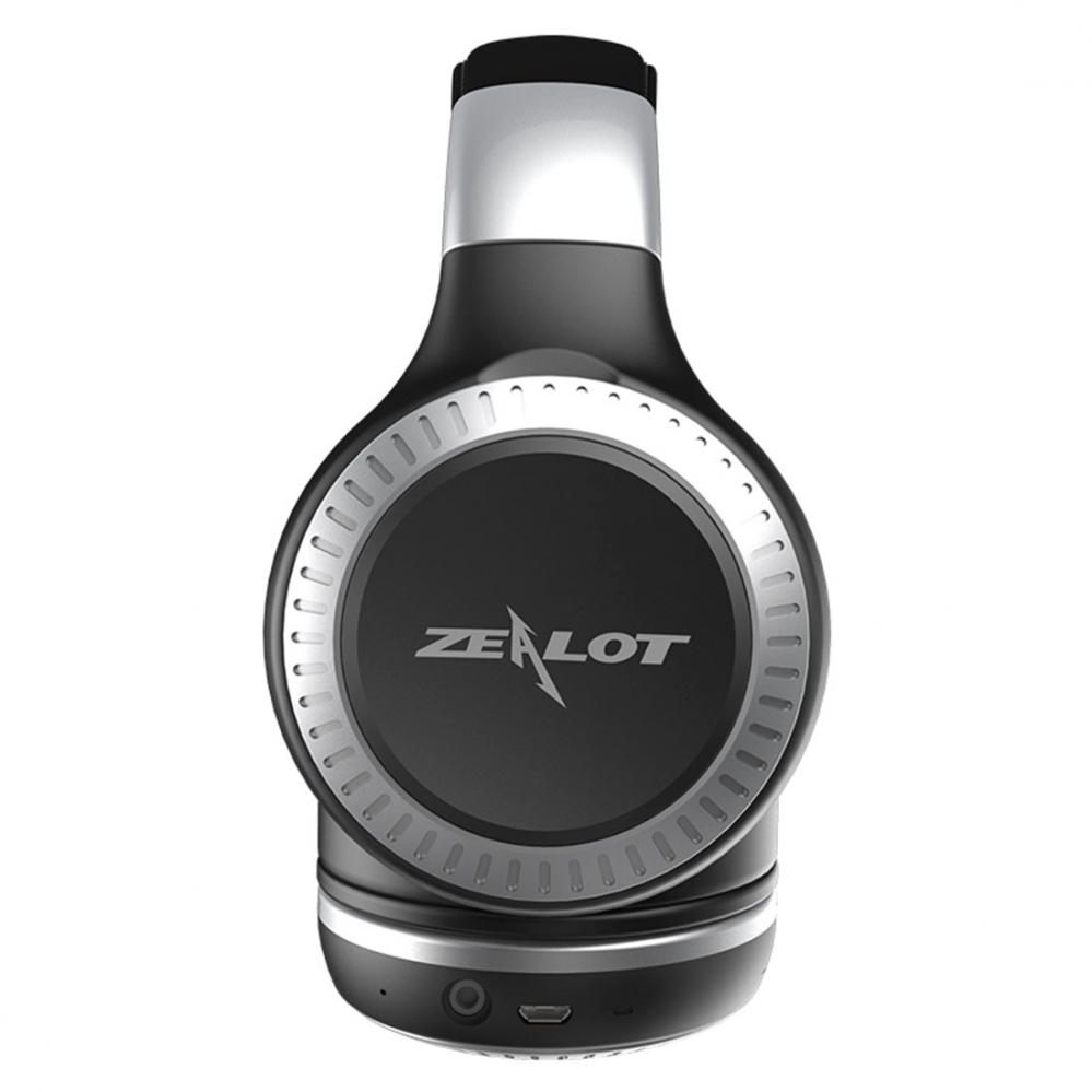  ZEALOT Bluetooth Hörlurar med mikrofon och 3.5mm ljudkabel