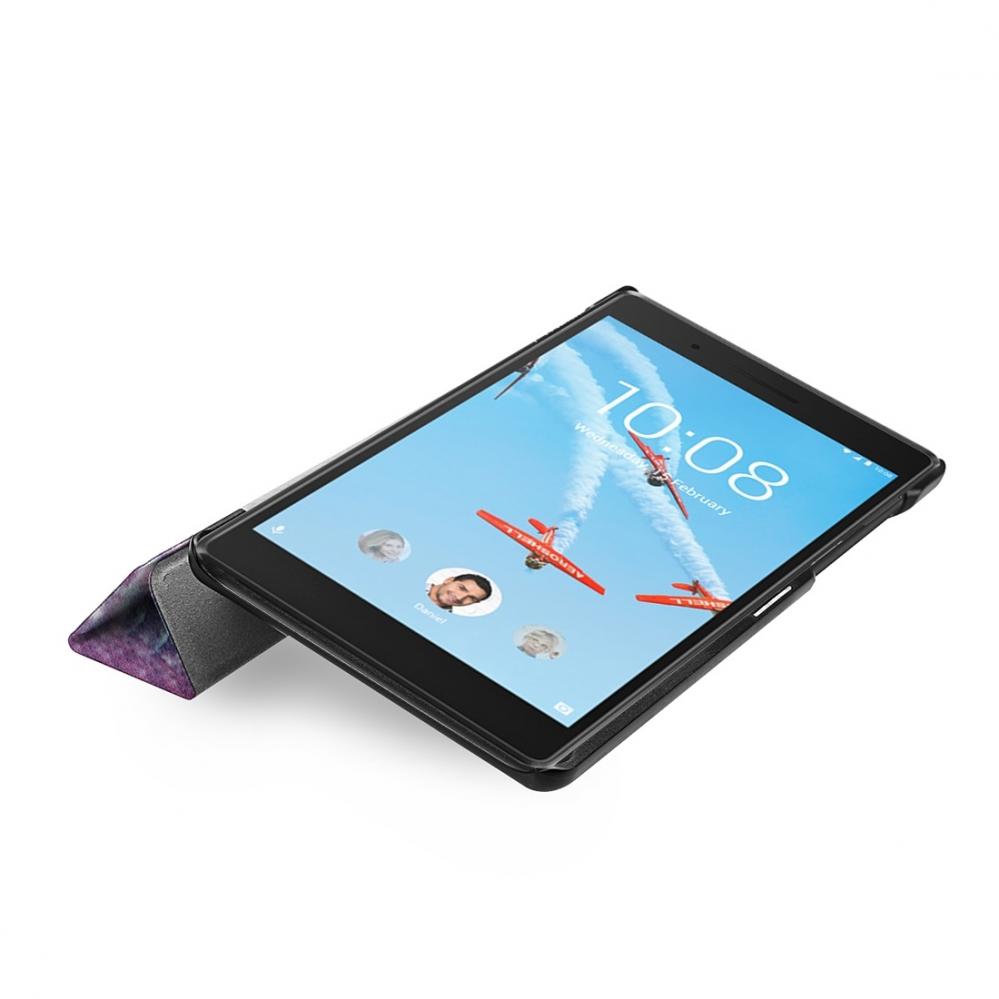 Fodral för Lenovo Tab 7 / Tab 4 (TB-7504F / TB-7504N / TB-7504X) - Rymdmönster