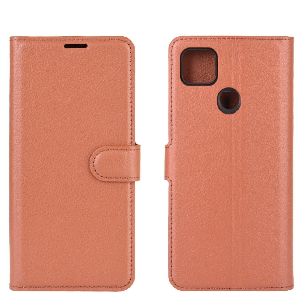  Plnboksfodral fr Xiaomi Redmi 9C Brun