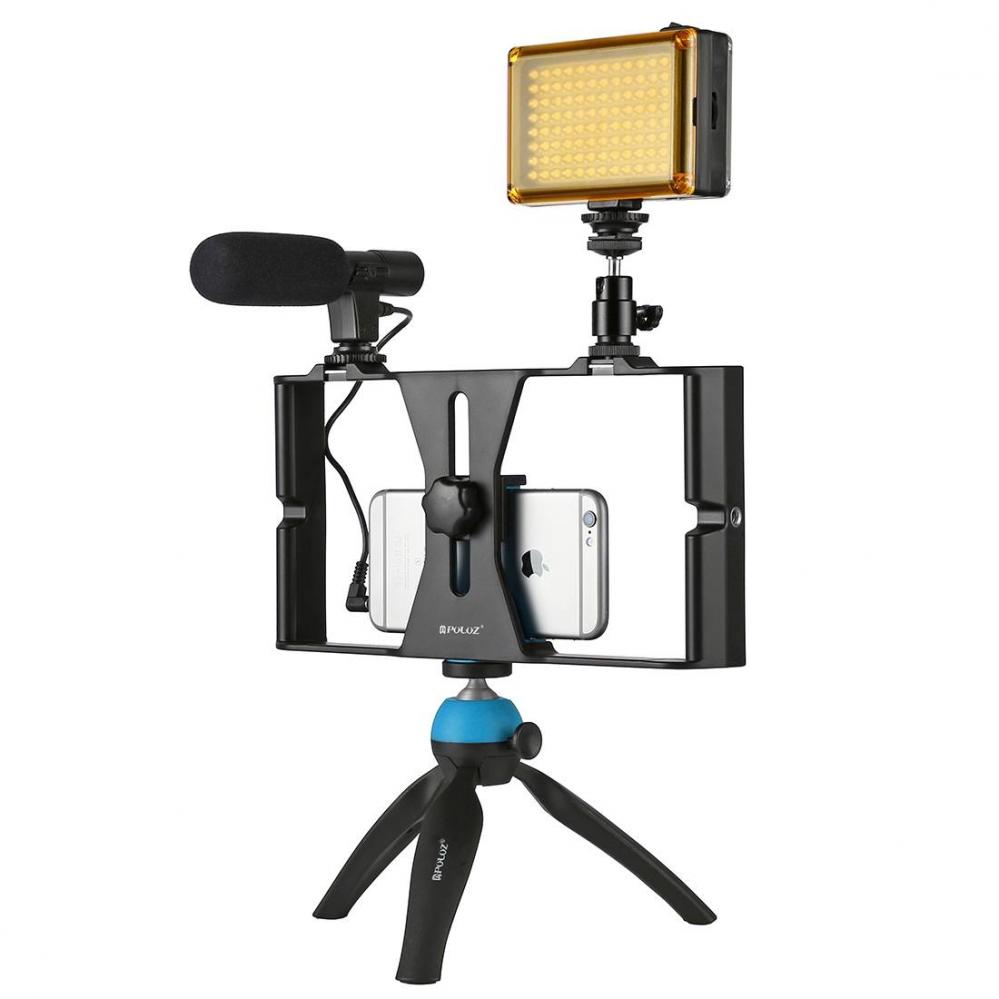  Puluz Cage/kamerabur till mobil fr filminspelning