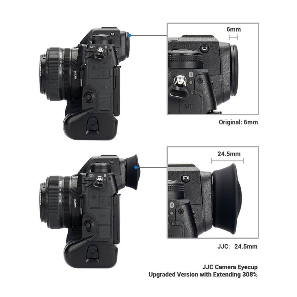  JJC gonmussla oval form fr Nikon Z9 DK-33