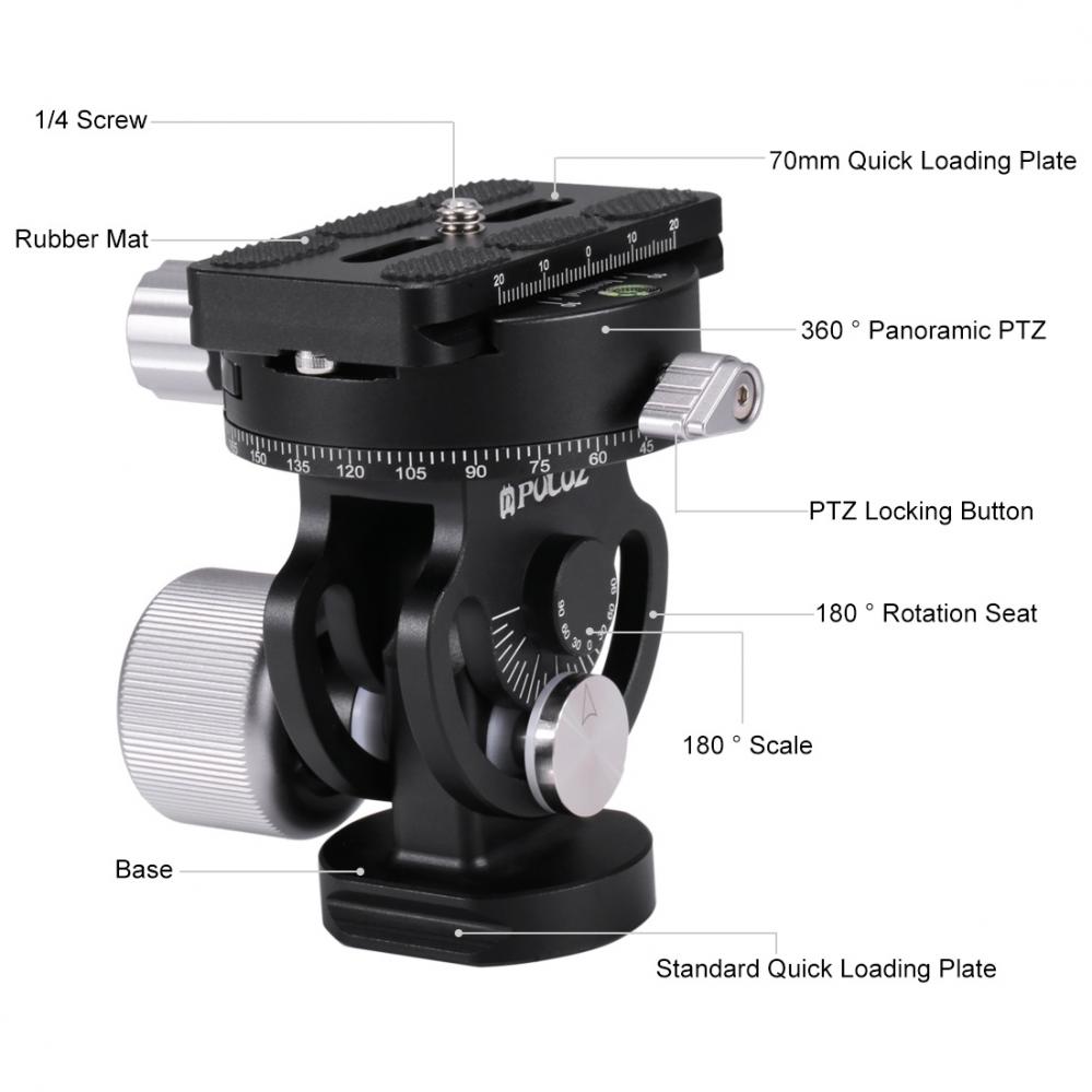  Puluz Tilthuvud 180 graders kulled fr panoramafotografering