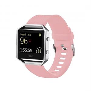  Armband för Fitbit Blaze Rosa silikon