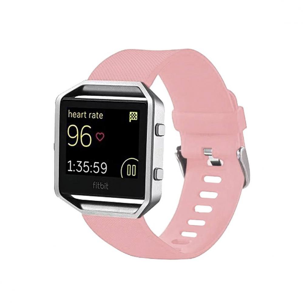  Armband fr Fitbit Blaze Rosa silikon