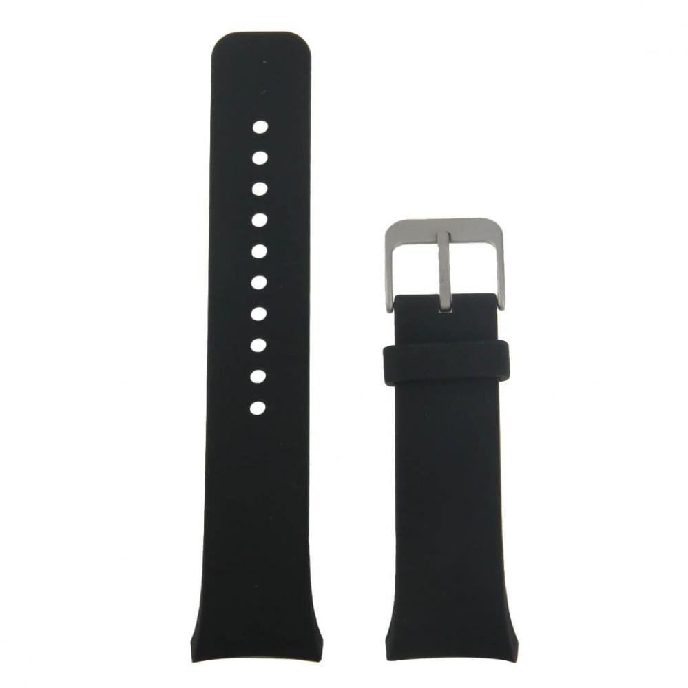 Silikonarmband Svart för Samsung Gear S2/S2 Sport