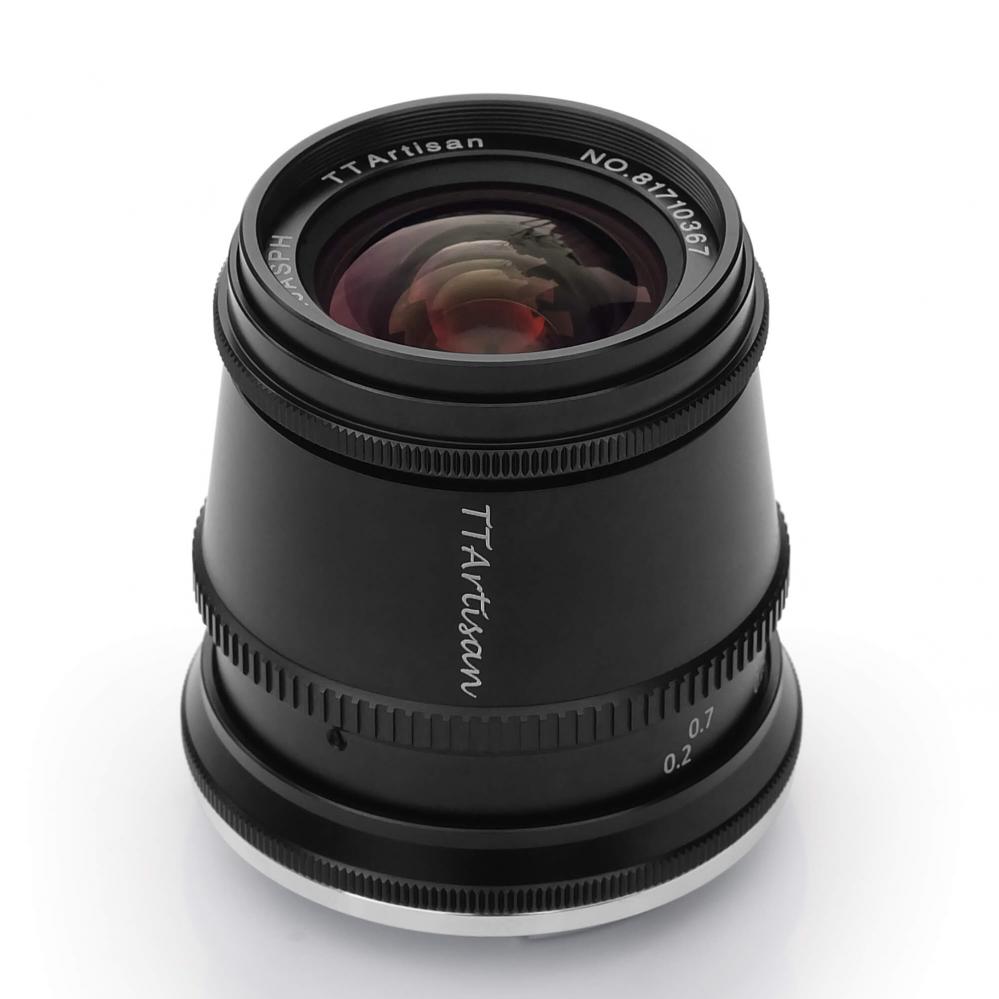  TTartisan 17mm f/1.4 Vidvinkelobjektiv APS-C för Sony E