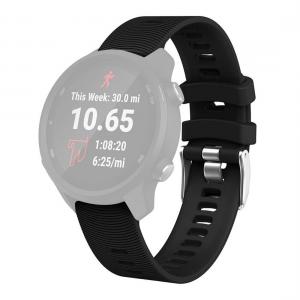  Silikonarmband Svart för Garmin Forerunner 245/645