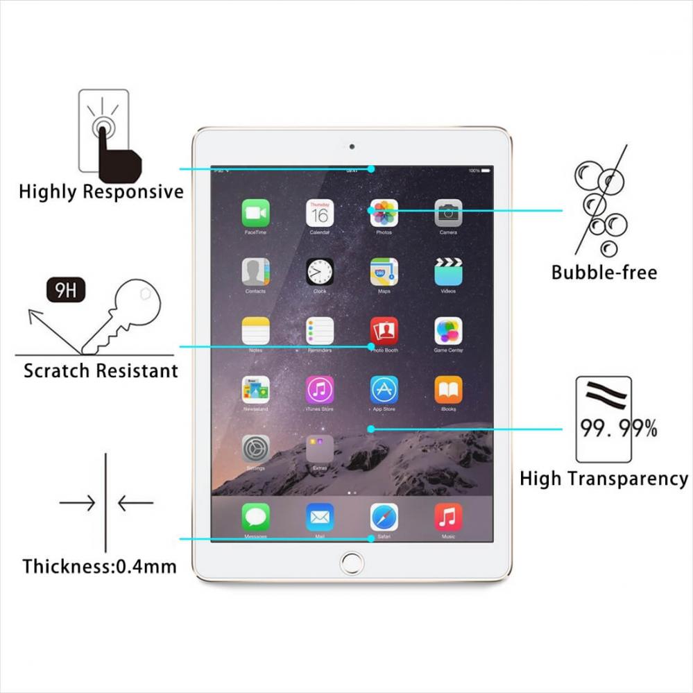 Skärmskydd för iPad Mini 4 (2019) av härdat glas 9H