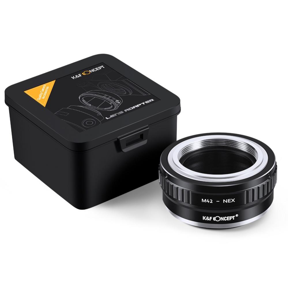 K&F Concept Objektivadapter till M42 objektiv för Sony E kamerahus