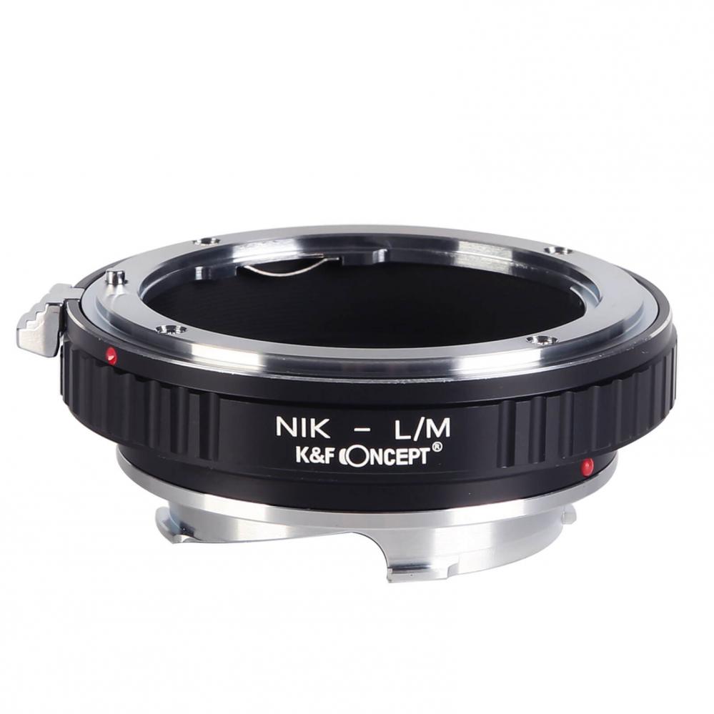  K&F Concept Objektivadapter till Nikon F objektiv fr Leica M kamerahus