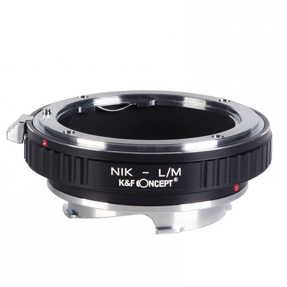 K&F Objektivadapter till Nikon F objektiv för Leica M kamerahus