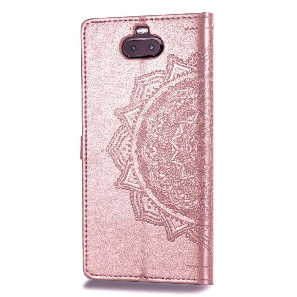 Plånboksfodral för Sony Xperia 10 - Mandala Roséguld