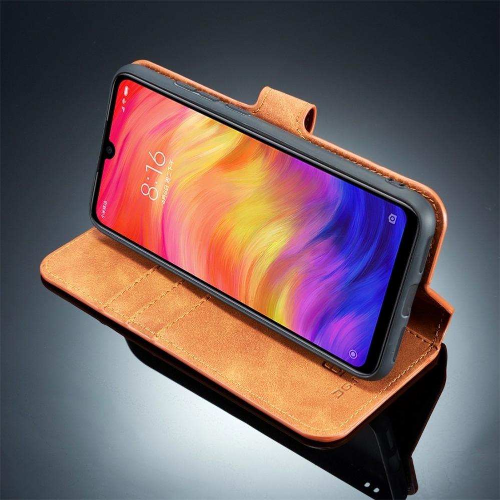 Plånboksfodral för Xiaomi Redmi 7 med smart och stilren design - DG.MING