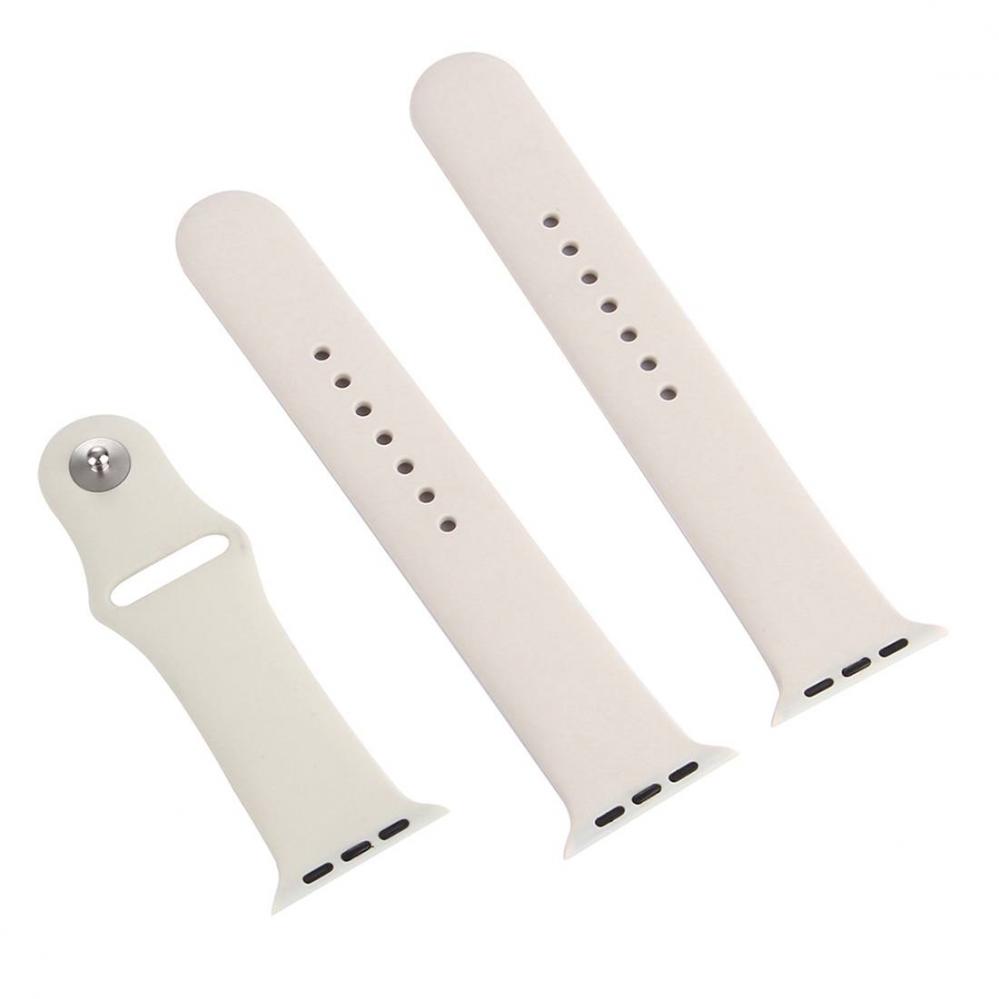 Armband för Apple Watch 38/40/41mm silikon Sandvit
