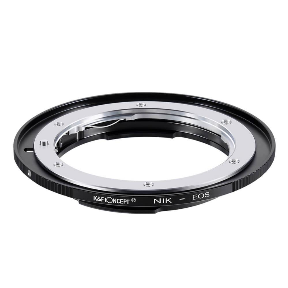 K&F Objektivadapter till Nikon F objektiv för Canon EOS kamerahus