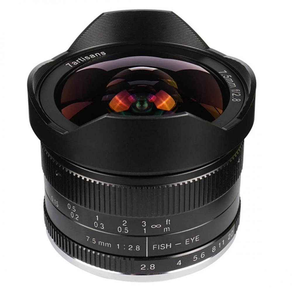 7artisans 7.5mm f/2.8 II Fisheye-objektiv APS-C för Fujifilm X