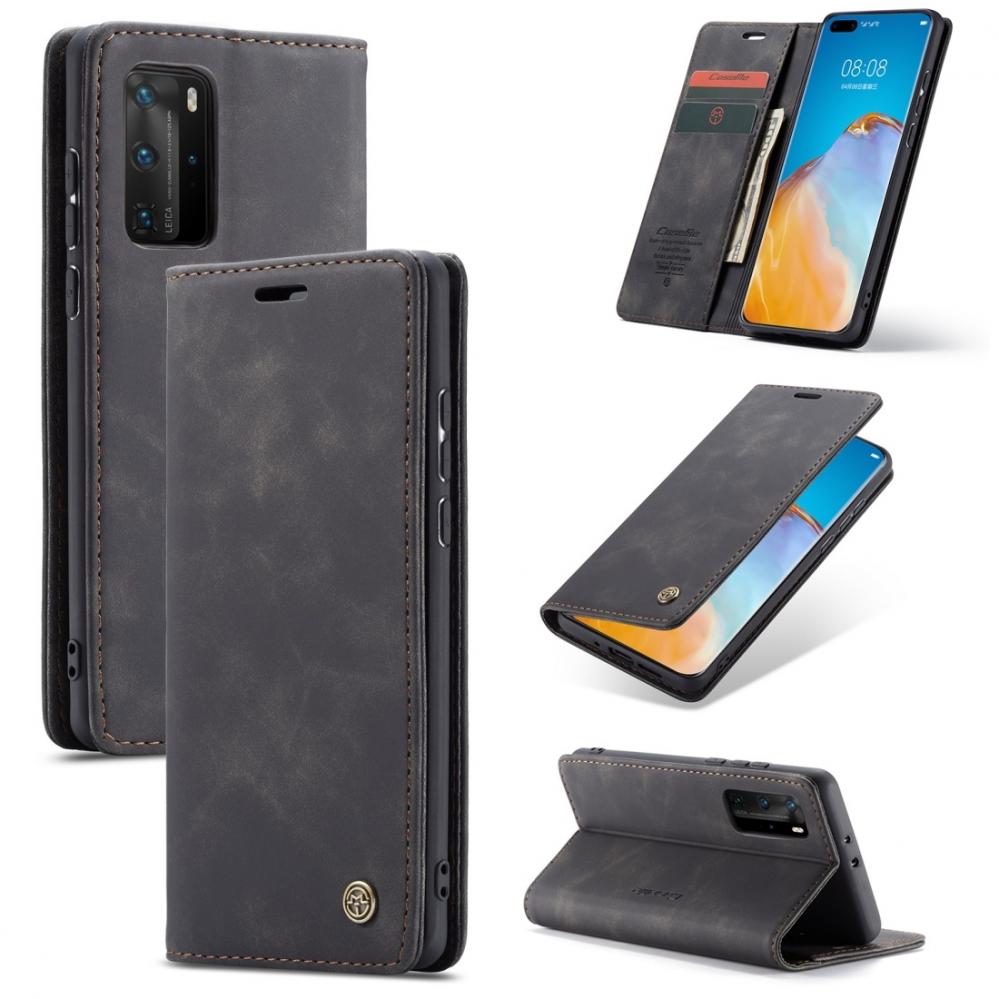  CaseMe Plnboksfodral fr Huawei P40 Pro Svart