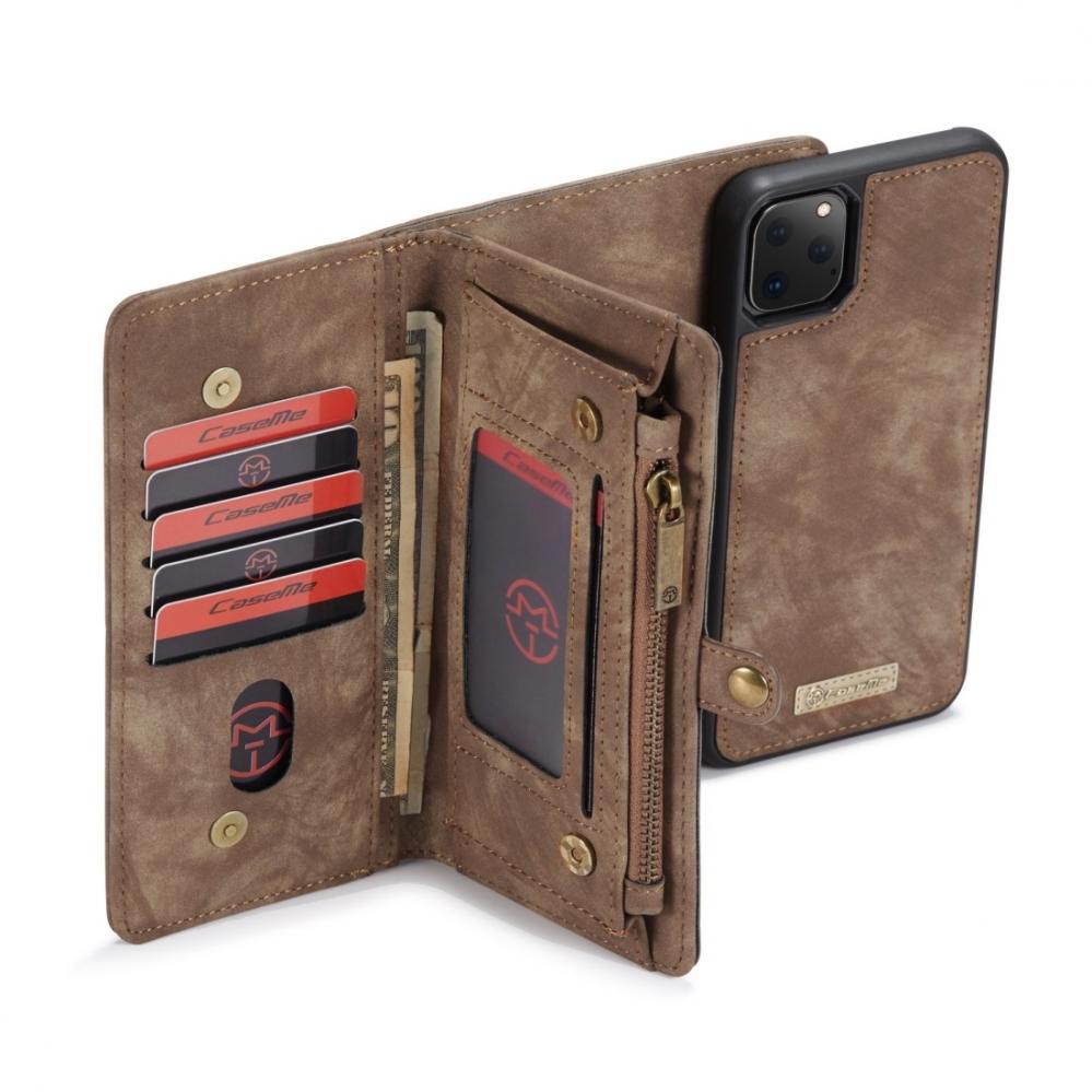  Plånboksfodral med magnetskal för iPhone 11 Pro Max - CaseMe