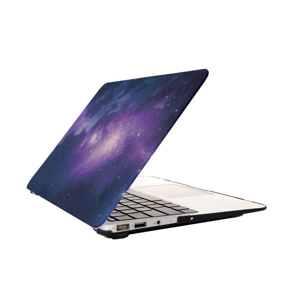  Skal fr fr Macbook Air 13.3-tum Lila & Bl - (A1369/A1466) - Rymdmnster