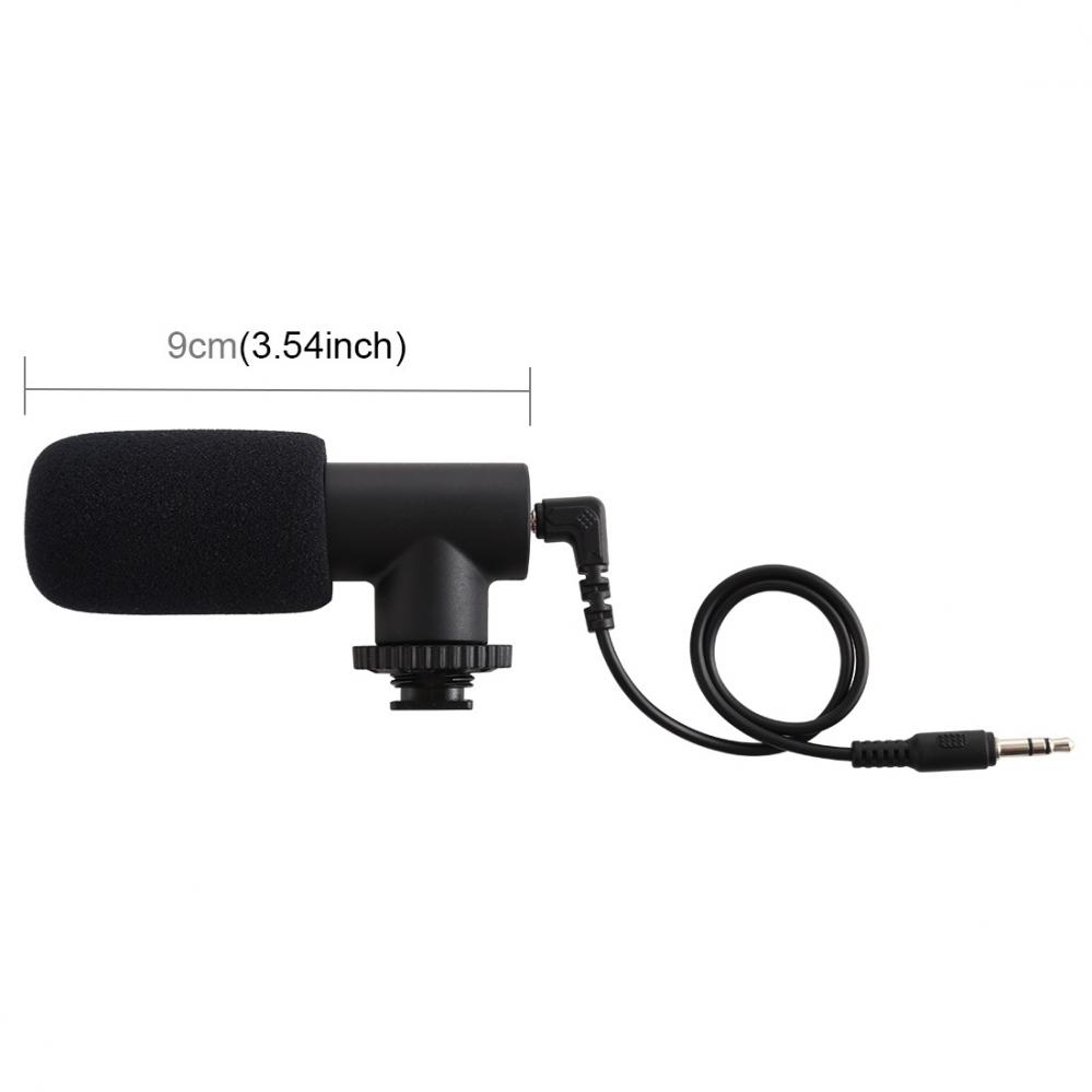  Puluz Stereomikrofon för mobil DSLR med 3.5mm kontakt