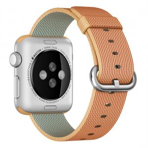  Armband för Apple Watch 38/40/41mm vävd Orange nylon