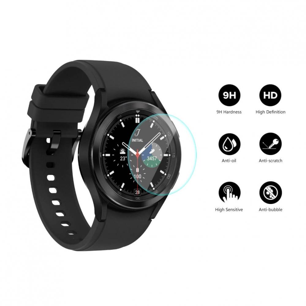  Displayskydd 2st fr Galaxy Watch 4 Classic 42mm av hrdat glas