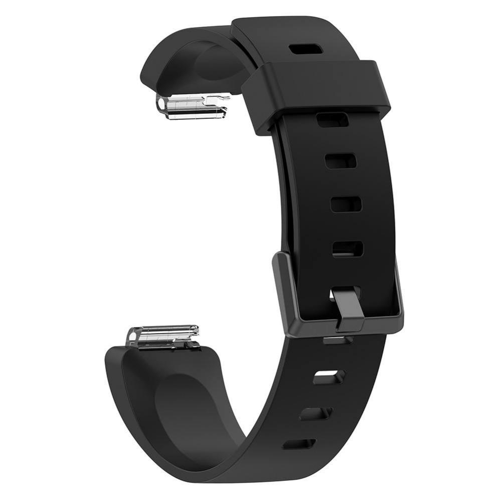  Armband fr Fitbit Inspire/ Inspire HR Svart silikon 105-165mm