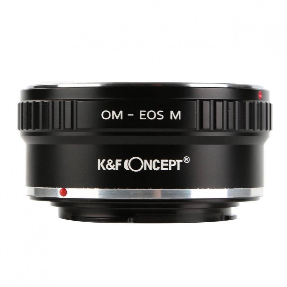  K&F Concept Objektivadapter till Olympus OM objektiv fr Canon EOS M kamerahus