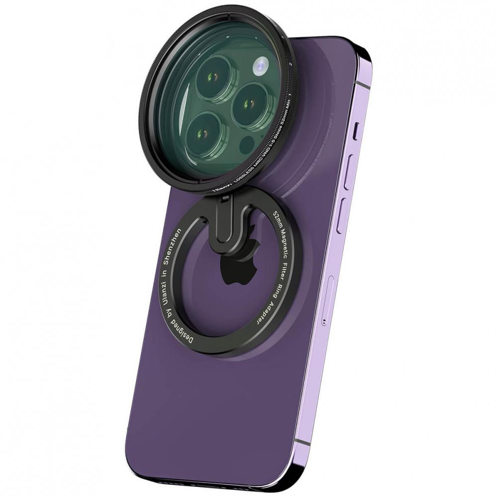  Ulanzi Magnetisk filteradapter MagSafe-funktion fr 52mm kamerafilter p mobil
