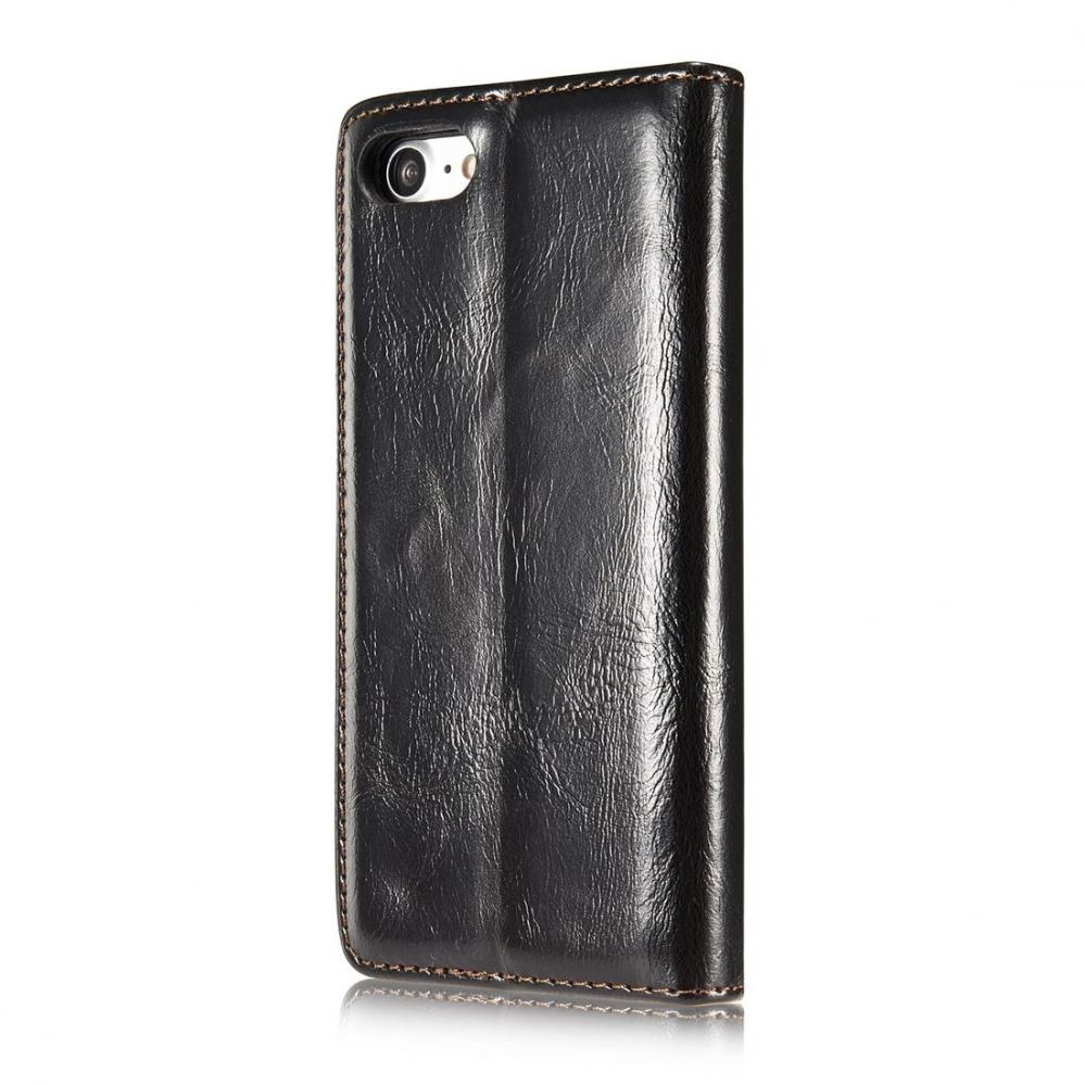 CaseMe Plånboksfodral med kortplats för iPhone 7/8 Svart