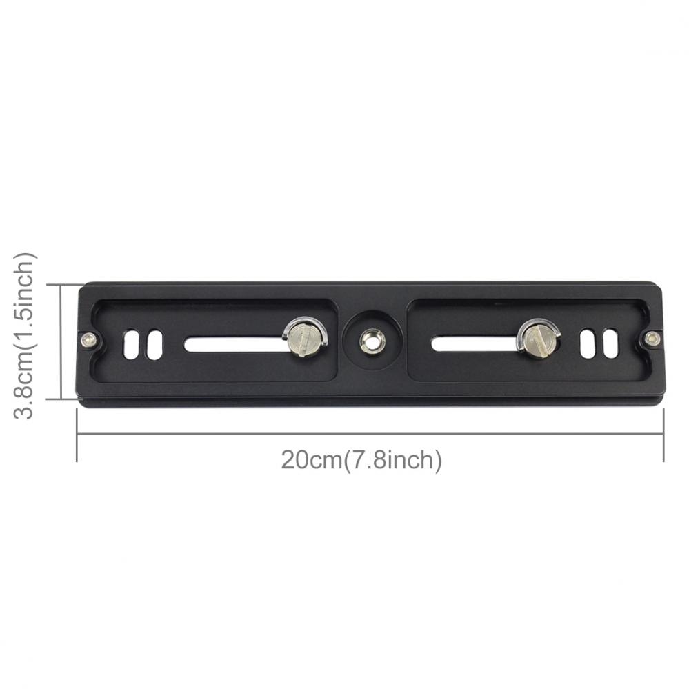 Snabbplatta 200mm för 2x Systemkameror Arca Swiss system - Puluz