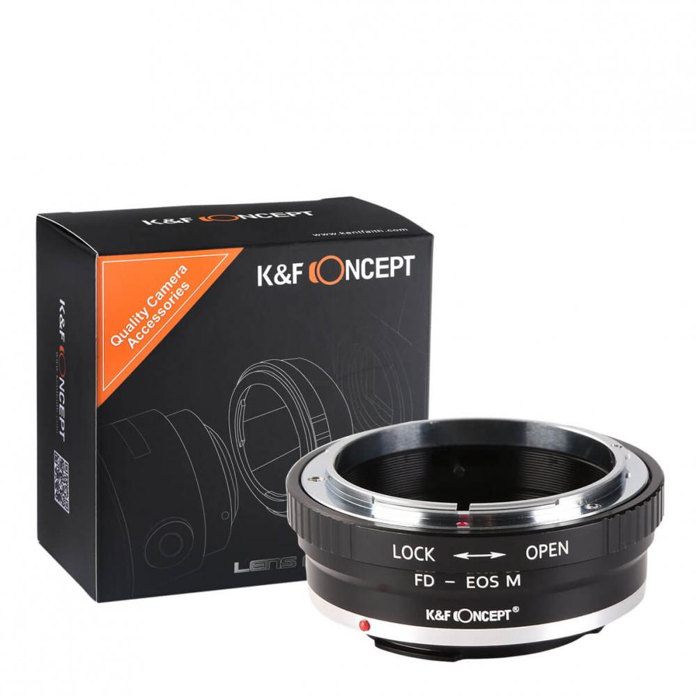  K&F Concept Objektivadapter till Canon FD objektiv fr Canon EOS M kamera