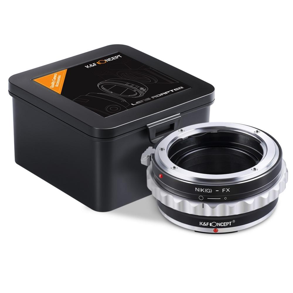 K&F Objektivadapter till Nikon G objektiv för Fujifilm X kamerahus