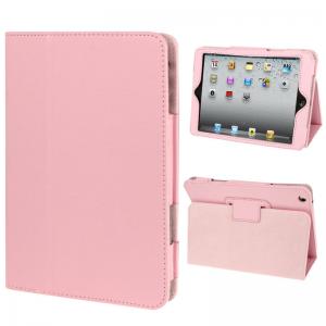  Flipfodral för iPad Mini 1/2/3 med hållarfunktion rosa