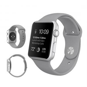  Armband för Apple Watch 38/40/41mm silikon Grå