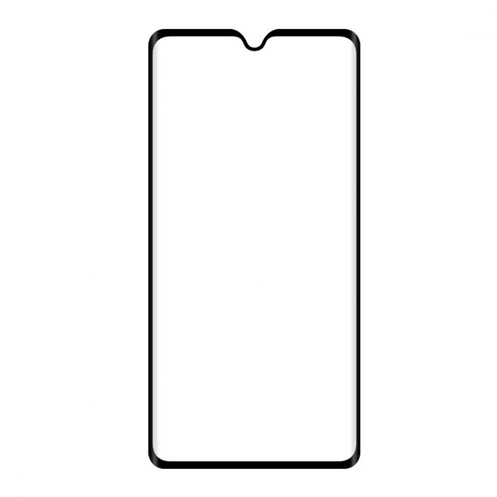 Skärmskydd med Svart ram för Huawei Mate 20-3D av härdat glas