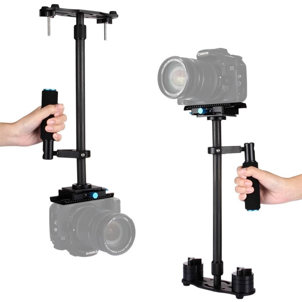  Puluz Handhllen kolfiber stabilisator fr DSLR/DV-kameror (38.5-61cm)