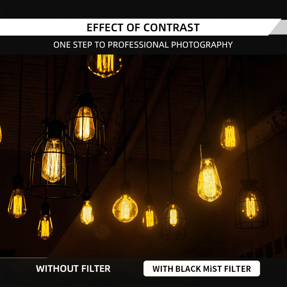 7Artisans Black Mist 1/4 Filter optiskt glas AGC