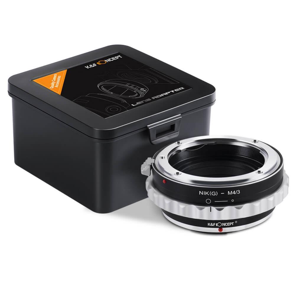  K&F Concept Objektivadapter till Nikon G/F objektiv för Micro 4/3 kamerahus