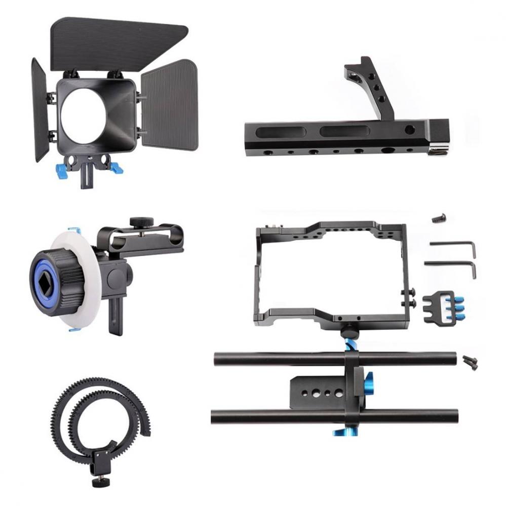  Yelangu Kamerarigg för Lumix DMC-GH4, G7 / Sony A7, A7S, A7R, A7RII & A7SII