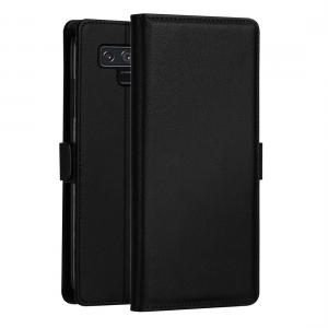  Plånboksfodral för Galaxy Note 9 med kortplats PU-läder Svart - DZGOGO