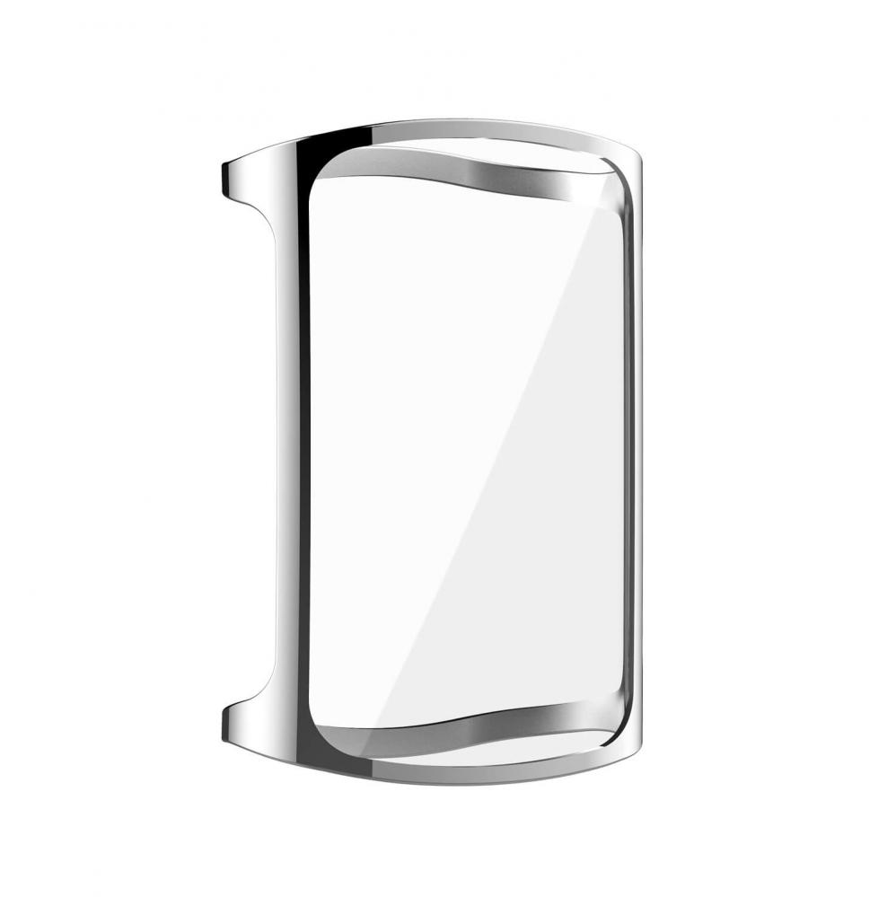  Skrmskydd med Silverfrgad ram fr Fitbit Charge 5