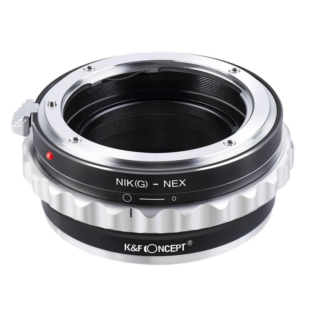 K&F Objektivadapter till Nikon G objektiv för Sony E kamerahus