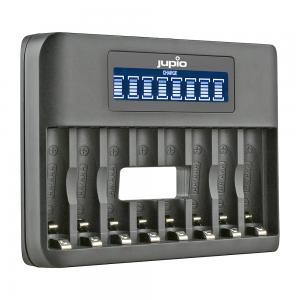  Jupio USB Octo laddare med 8 platser för AA / AAA batterier