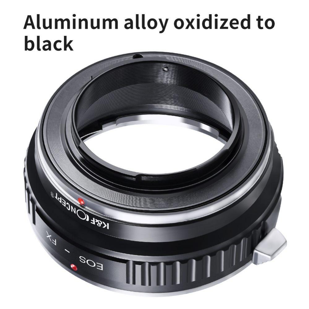 K&F Concept Objektivadapter till Canon EF/EF-S objektiv för Fujifilm X kamerahus