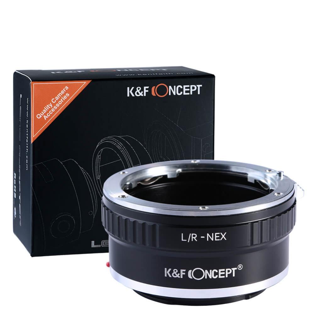 K&F Objektivadapter till Leica R objektiv för Sony E kamerahus