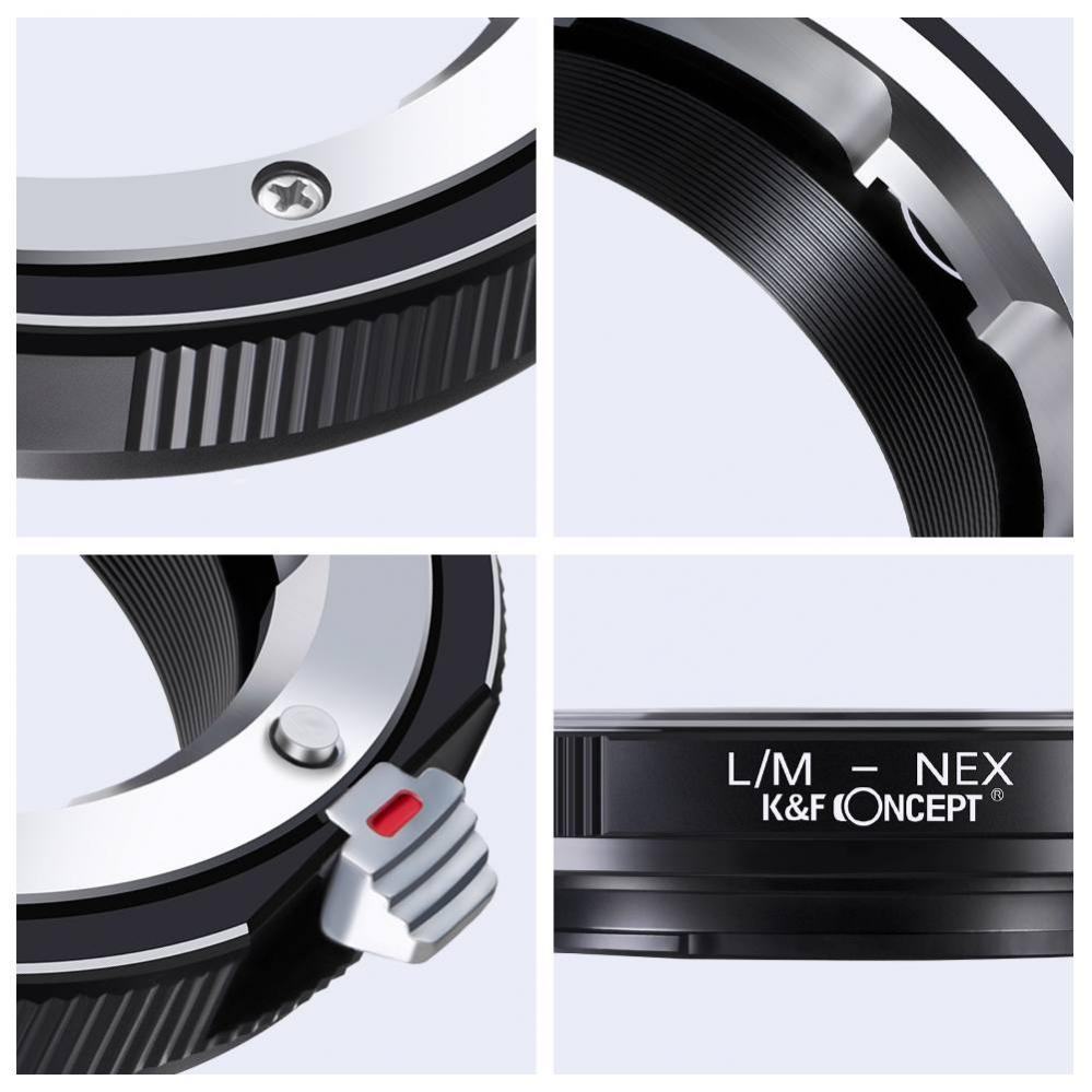 K&F Objektivadapter till Leica M objektiv för Sony E kamerahus