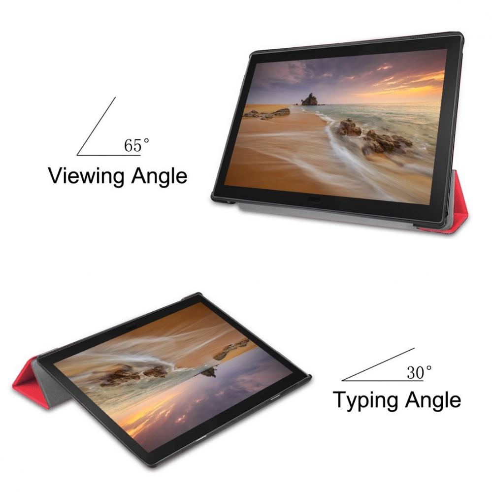  Fodral fr Lenovo Tab E10 X104 Rd